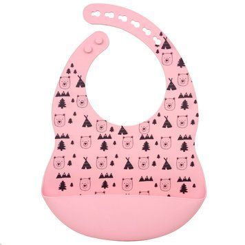 Нагрудник з принтом Hot Pink Мішка фото