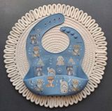 Нагрудник з принтом TABO Нагрудник з принтом TABO Powder Blue фото