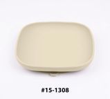 Плоска тарілка на присосці Beige Dark 75834702934 фото