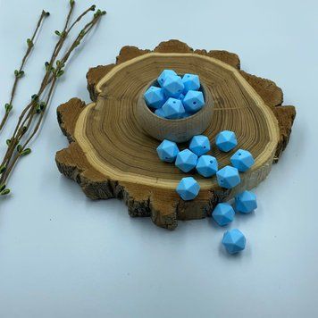 Baby Blue Ікосаедр 14 мм фото