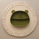 Секційна дитяча тарілка Ведмедик Army Green copy_843891211611 фото 1